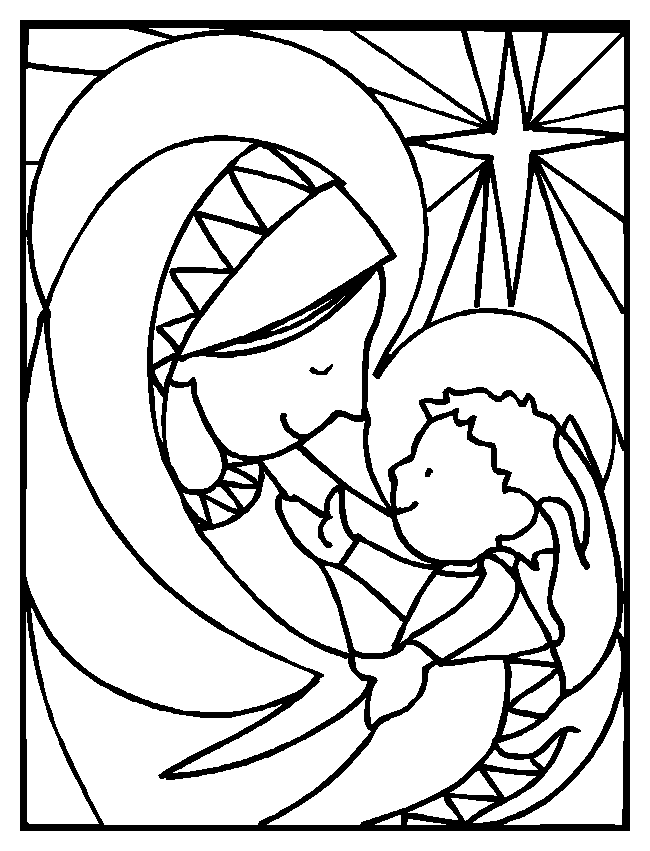 Coloring Pages Of Baby Jesus - Coloring Home