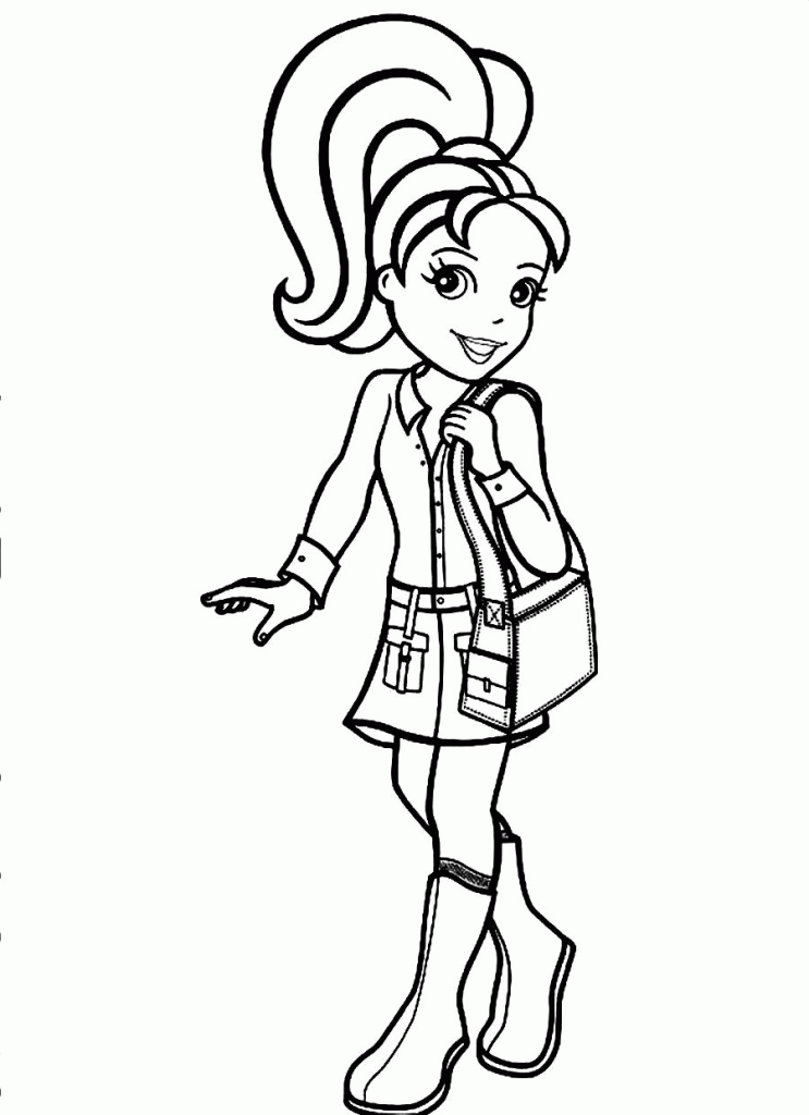 Print Polly Pocket Coloring Pages For Kids - deColoring