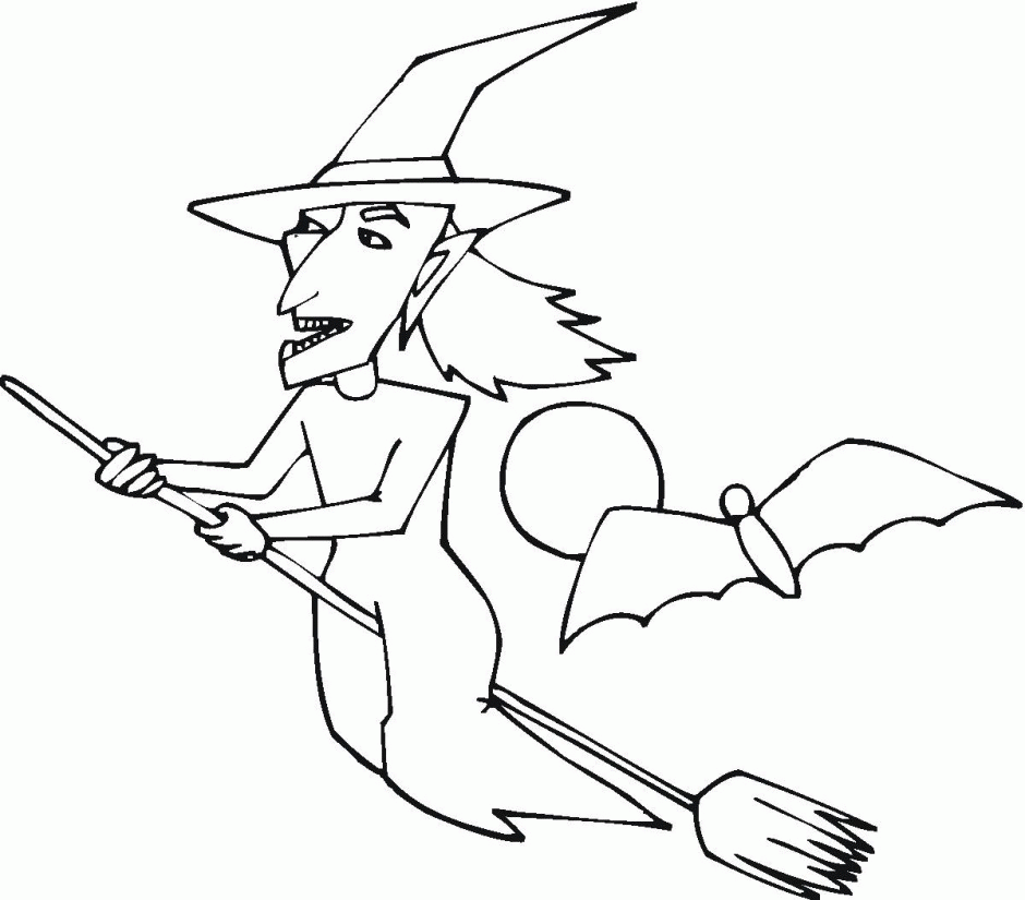 Coloring Pages A Witch Free Download Coloring Pages Coloring 