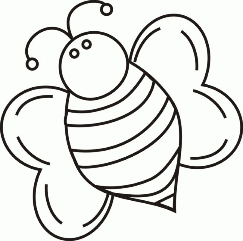 all bees Colouring Pages