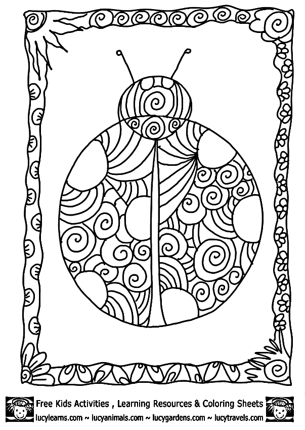 Detailed Coloring Pages Of Animals 8 | Free Printable Coloring Pages