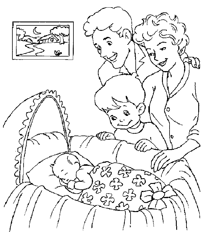 Baby Coloring Pages 20 | Diseño Garay