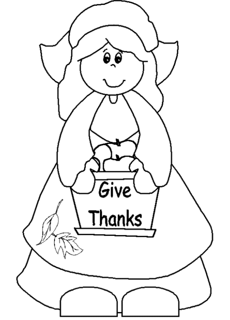 Download Give Thanks Coloring Pages For Kids Thanksgiving Or Print 