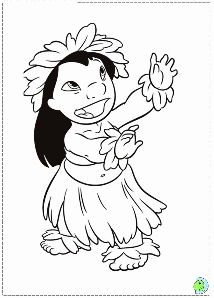 Lilo and Stitch coloring page