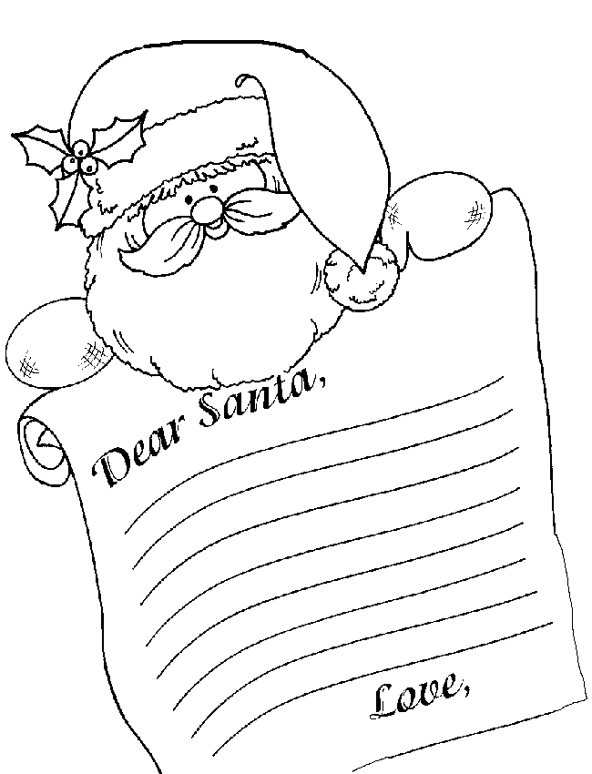 Two Pretzels: Santa Form Letter: How to write a letter to Santa