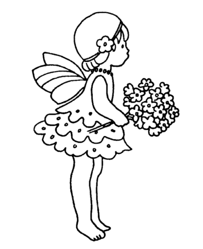 Mythical Fairy Coloring page | Printables
