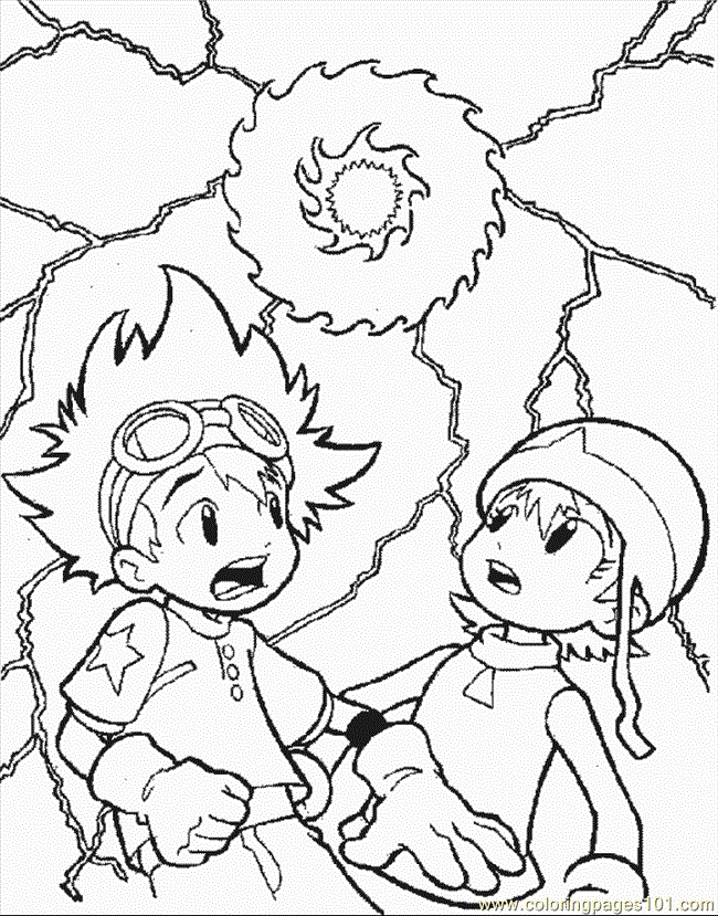 Coloring Pages Digimon Coloring Pages 91 (Cartoons > Digimon 