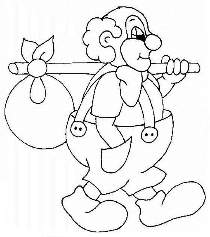 Coloring Page - Clown Coloring Pages 5 - Coloring Home