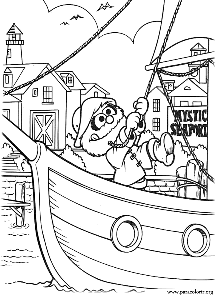 animal the muppets Colouring Pages