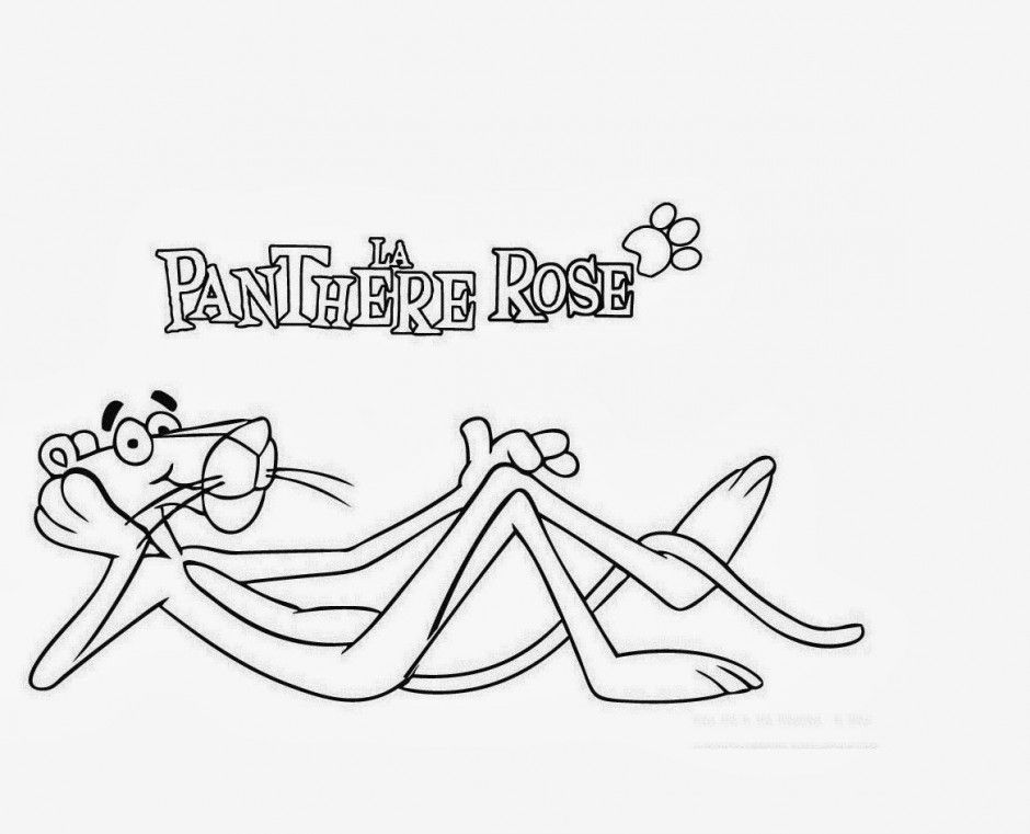 Pin Pink Panther And Pals Coloring Pages Picture Cake On Pinterest 