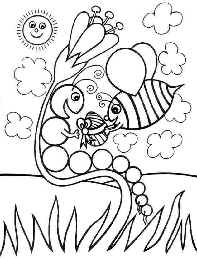 Easter Winnie The Pooh Colouring Pages Printable Free For Boys 