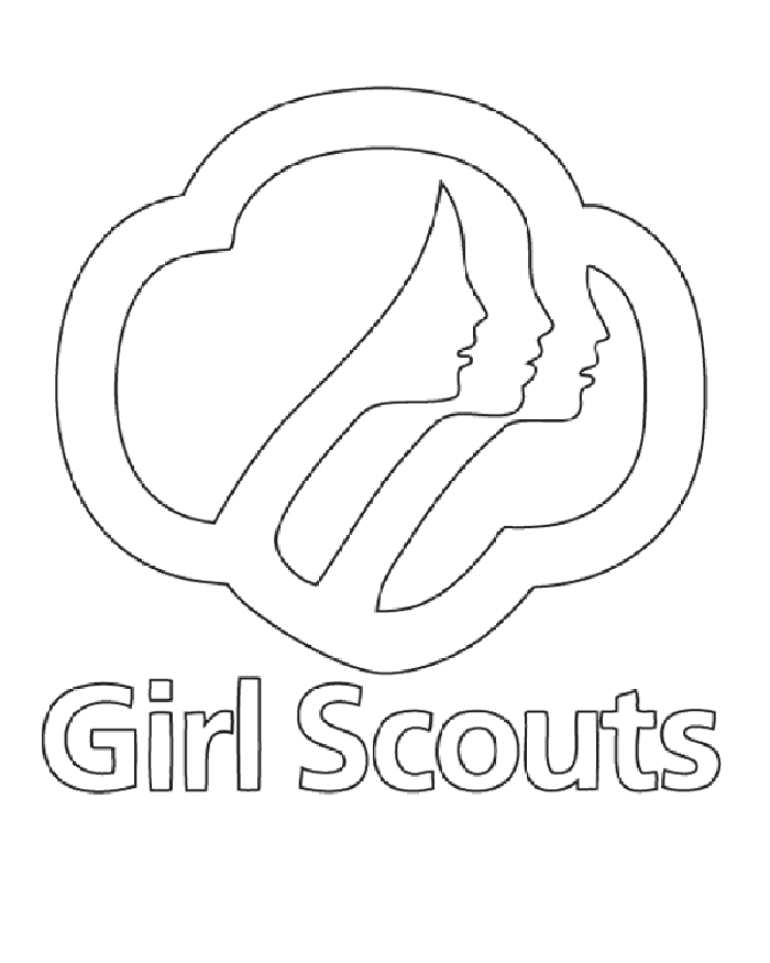 Girl Scout Trefoil Logo Coloring Page | Girl Scouting - Coloring Home