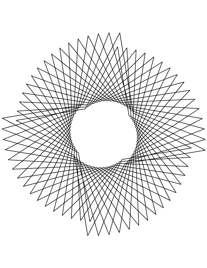 Geometrical Pattern Coloring Pages | Coloring