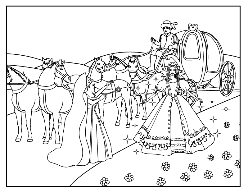 Free Cinderella Coloring Pages - Free Printable Coloring Pages 