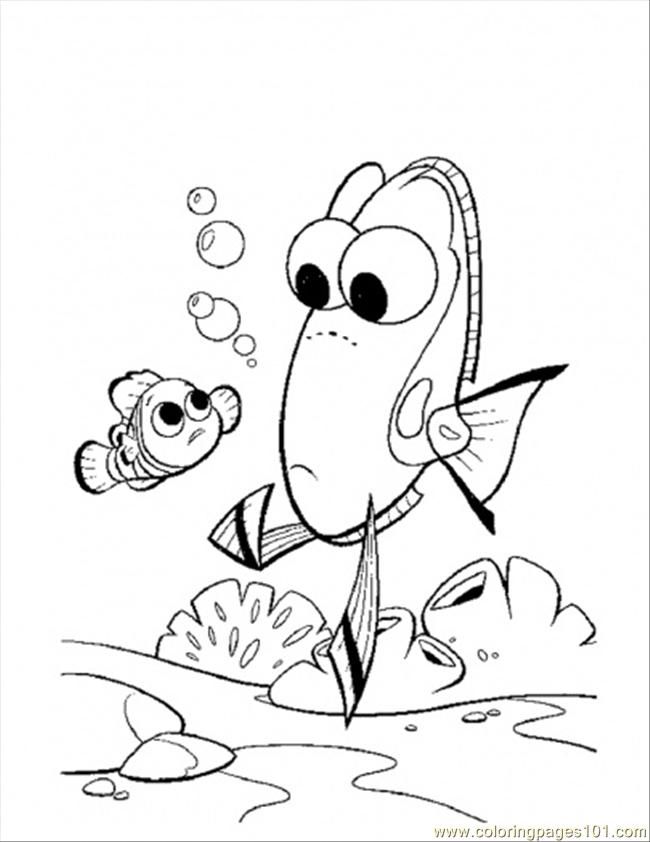 dory finding nemo Colouring Pages (page 2)