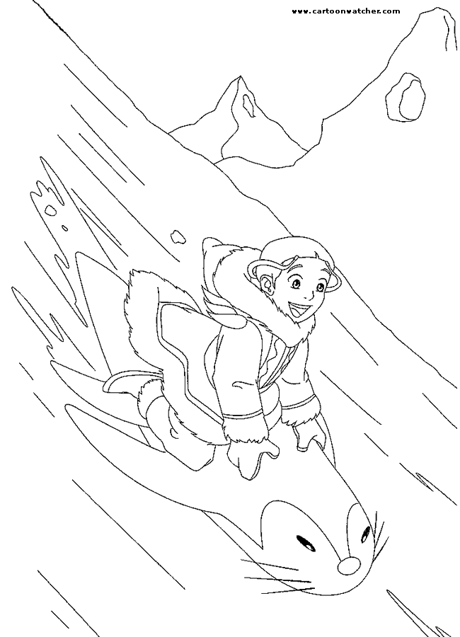 avatar the last airbender coloring pages | Minister Coloring