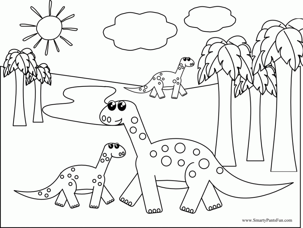 Dinosaur Coloring Pages Online | Printable Coloring Pages Gallery