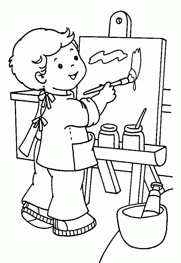 Coloring pages kindergarten - picture 19