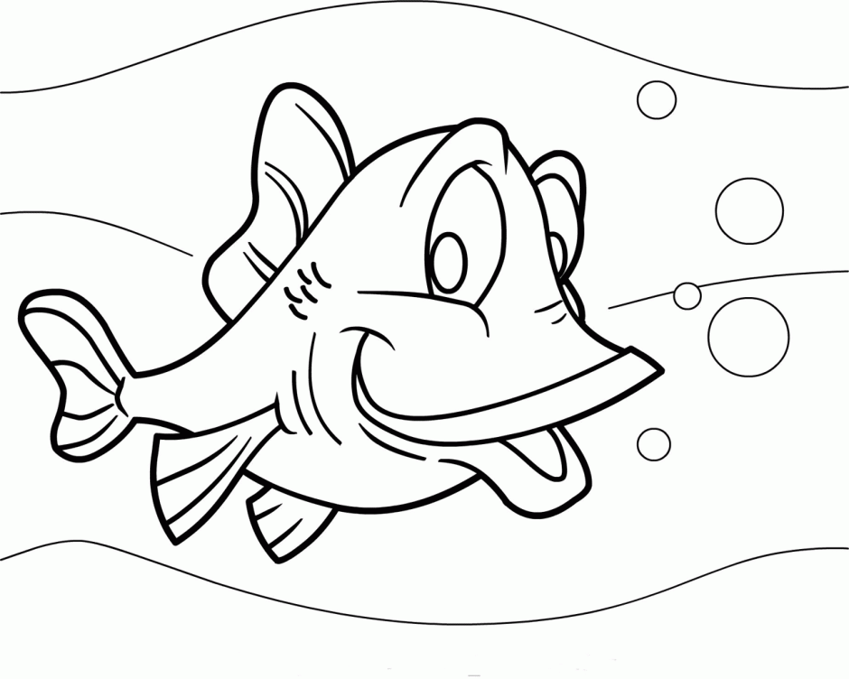 Nemo Fish Coloring Pages Realistic Rainbow Fish Printables Kids 