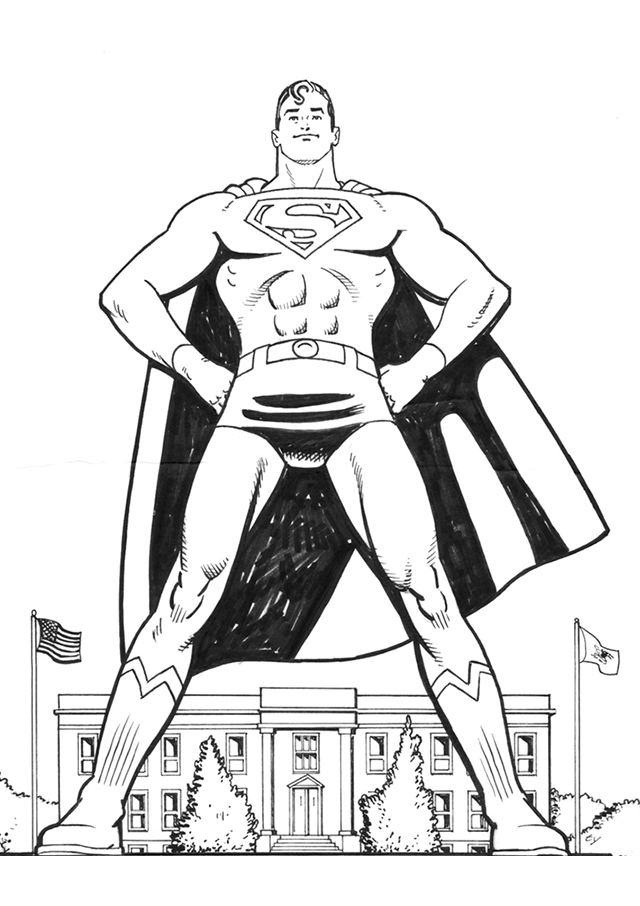 Superman Coloring Pages Printable - Free Printable Coloring Pages 