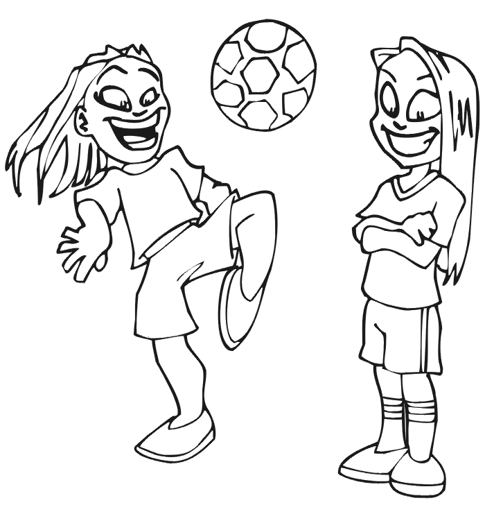 Soccer Coloring Pages (1) | Coloring Kids
