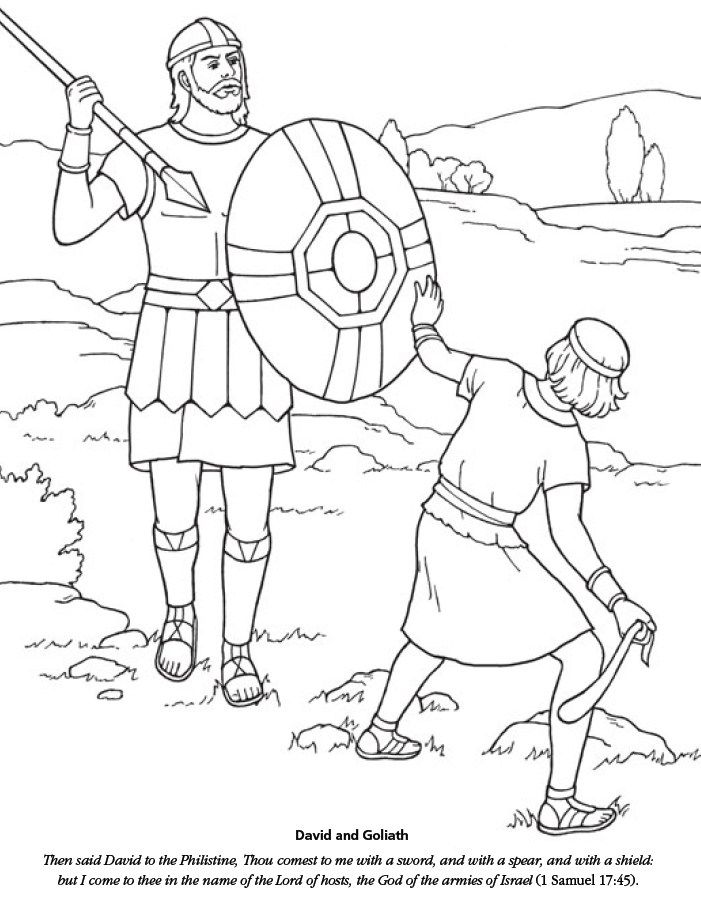 LDS Games - Color Time - David and Goliath