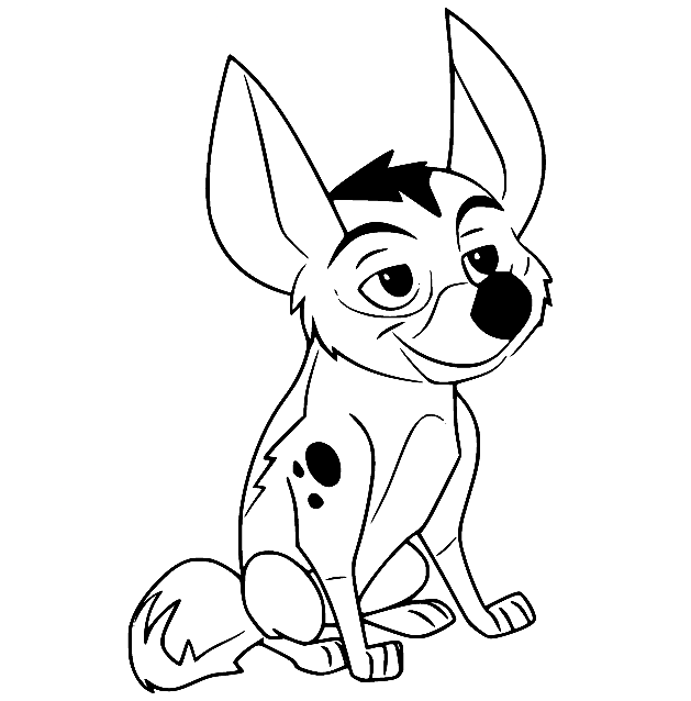 Dogo Young Jackal Coloring Pages - Lion Guard Coloring Pages - Coloring  Pages For Kids And Adults