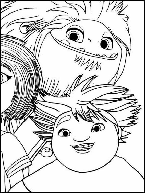 Printable Coloring Pages Abominable 5