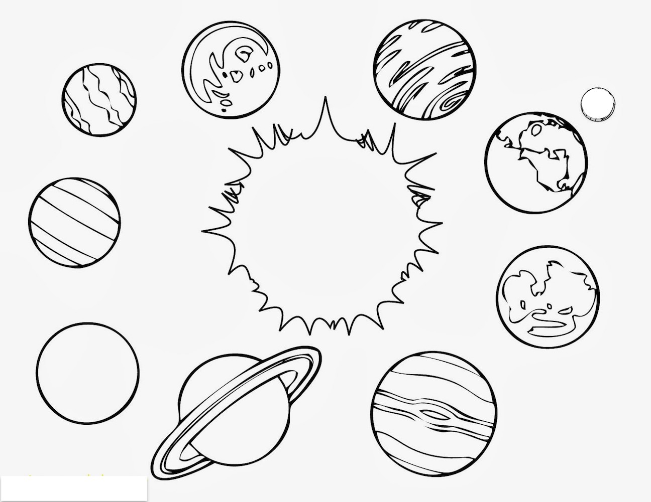 Outer Space Coloring Pages And Other Coloring Themes