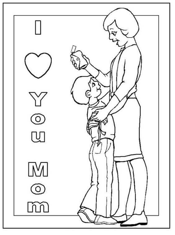 30 Free Printable Mother's Day Coloring Pages