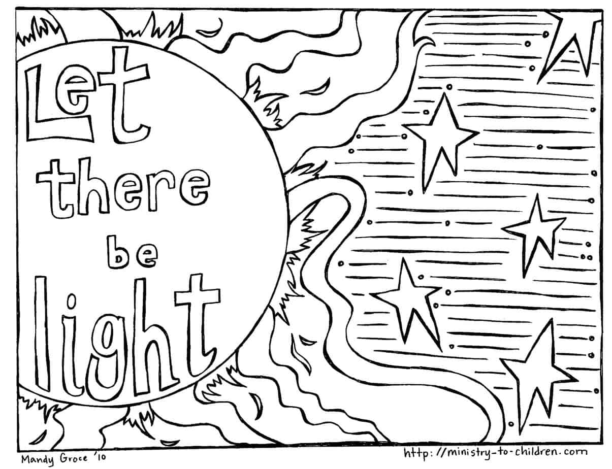 Creation Coloring Pages 