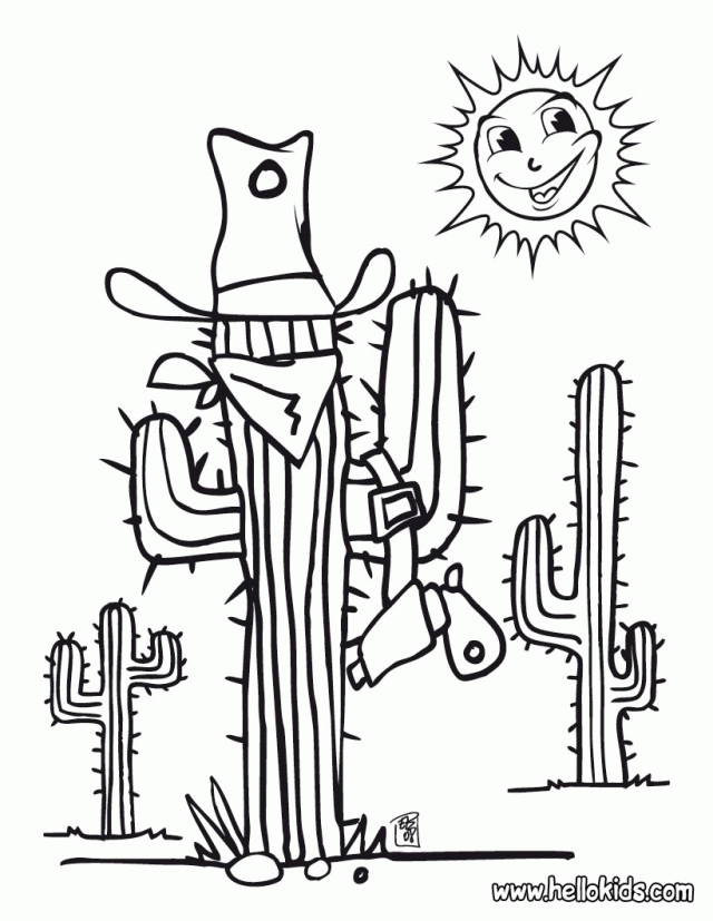 Old West - Coloring Pages for Kids and for Adults