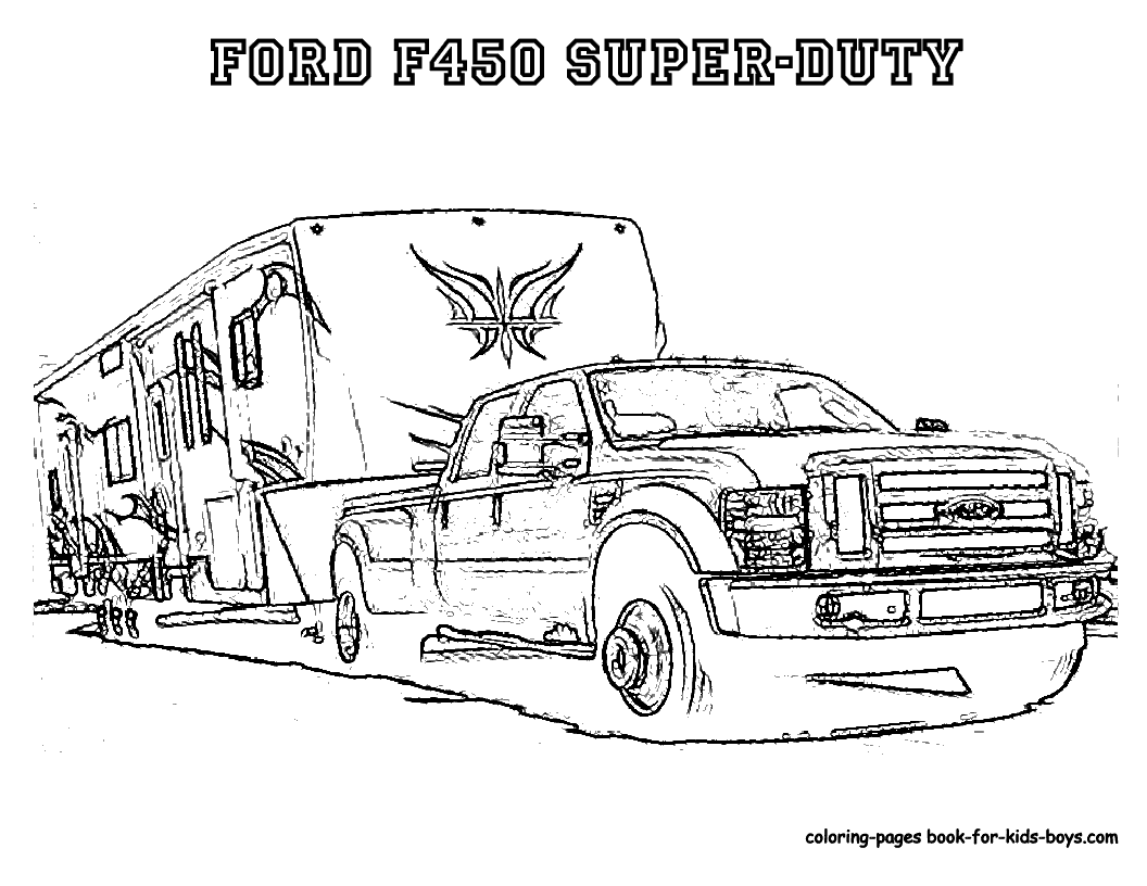 Truck Coloring Pages | Free Coloring Pages