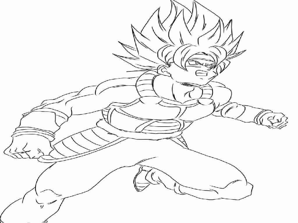 dragon ball z coloring pages bardock ssj 10 goku | Best Coloring ...