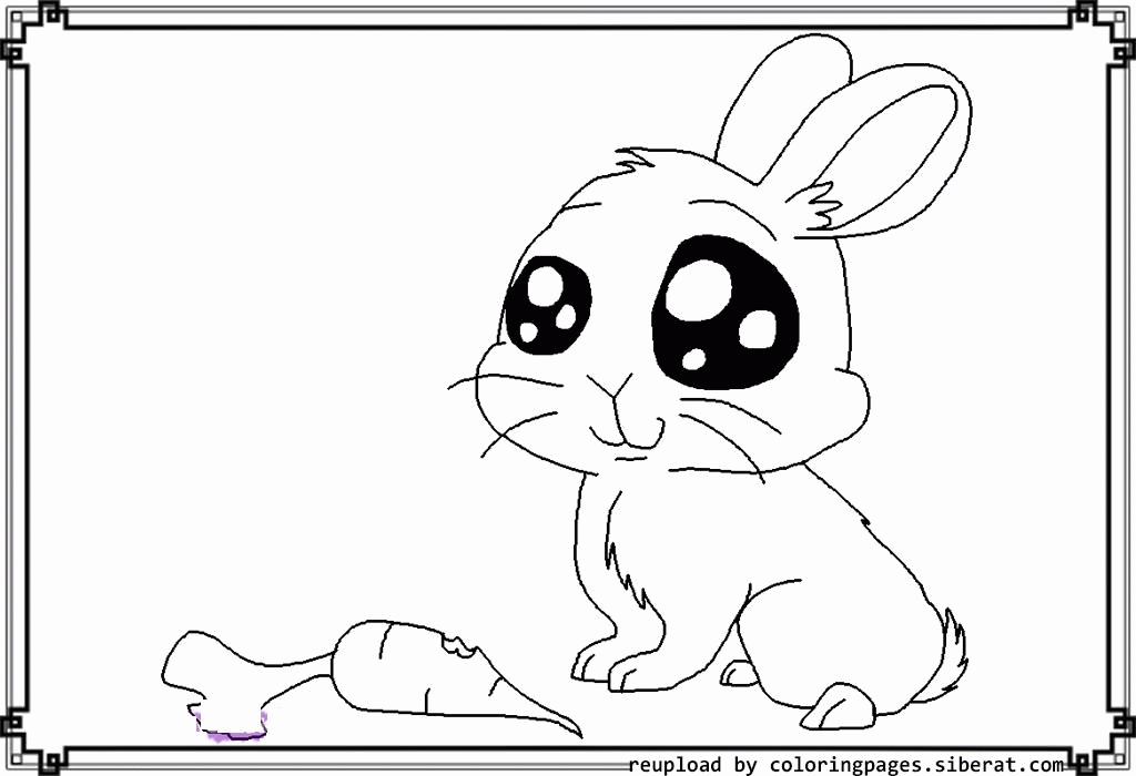 Anime Rabbit Coloring Pages - Coloring Pages For All Ages