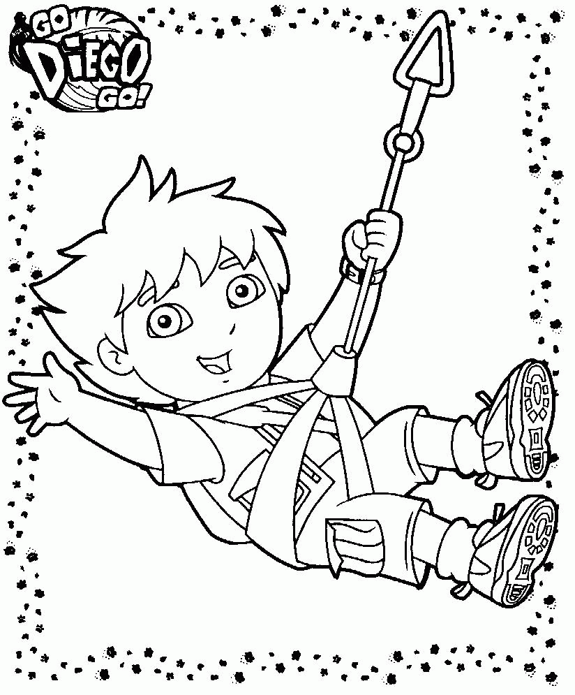 Printable Diego Coloring Pages | Coloring Me