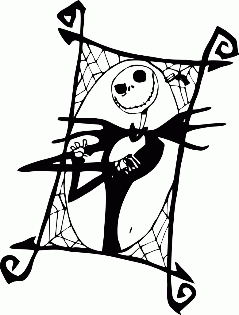 Free Nightmare Before Christmas Coloring Pages Printable - Coloring Home