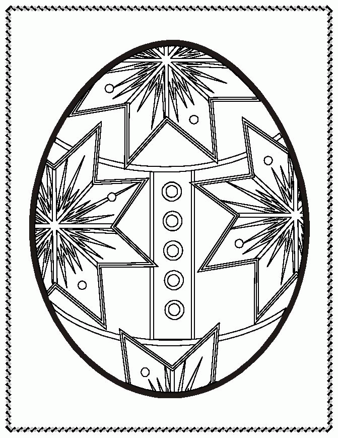 Easter Eggs Coloring Pages To Print - Coloring