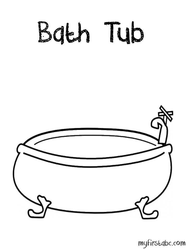 Download In The Bath Coloring Pages - Coloring Home