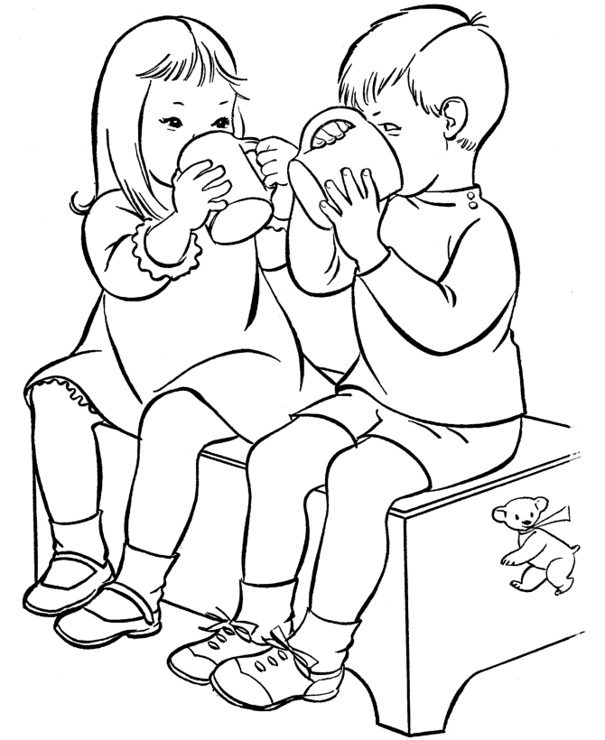 Childrens Day Coloring Pages - Coloring Kids
