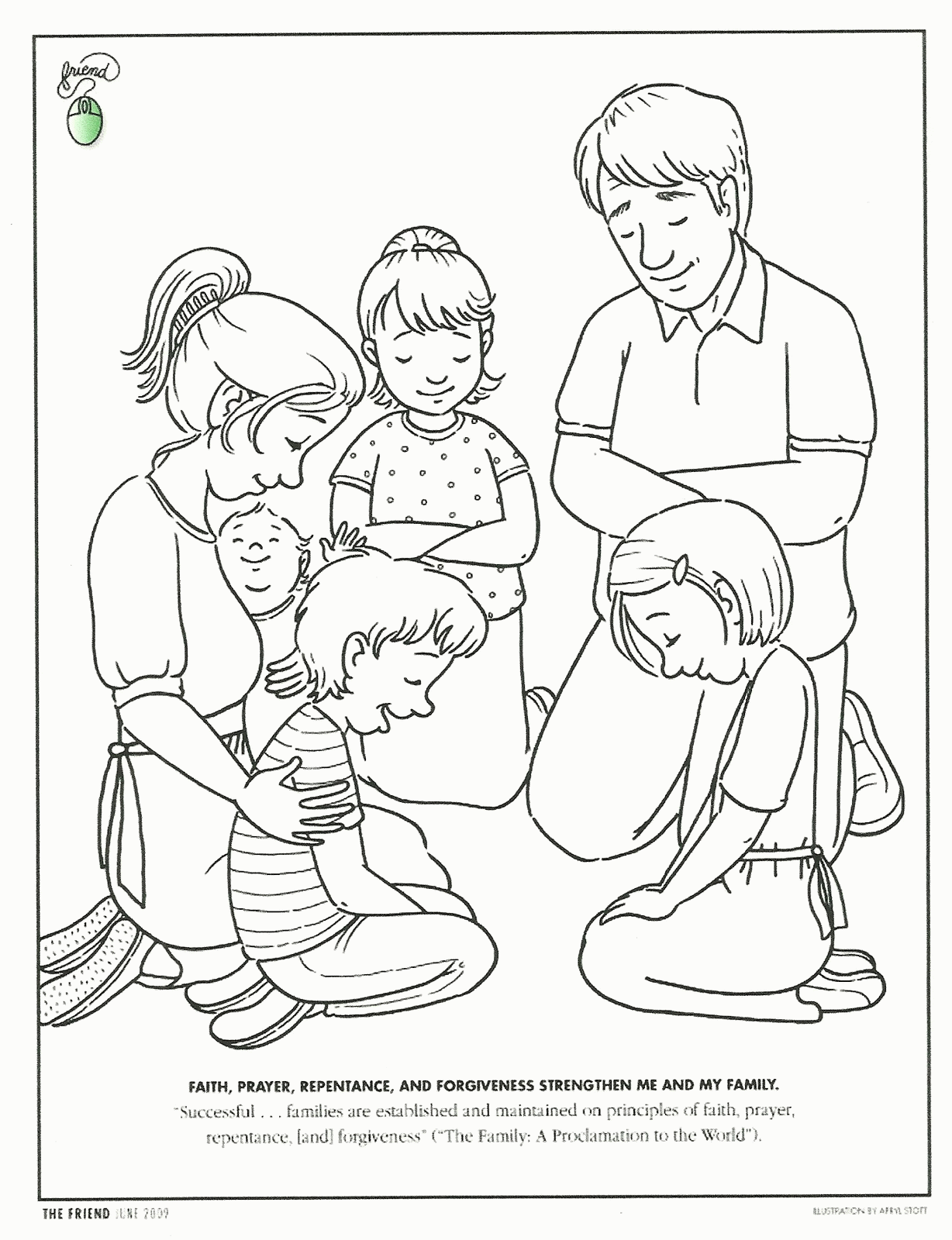 Prayer Coloring Pages Lds - High Quality Coloring Pages