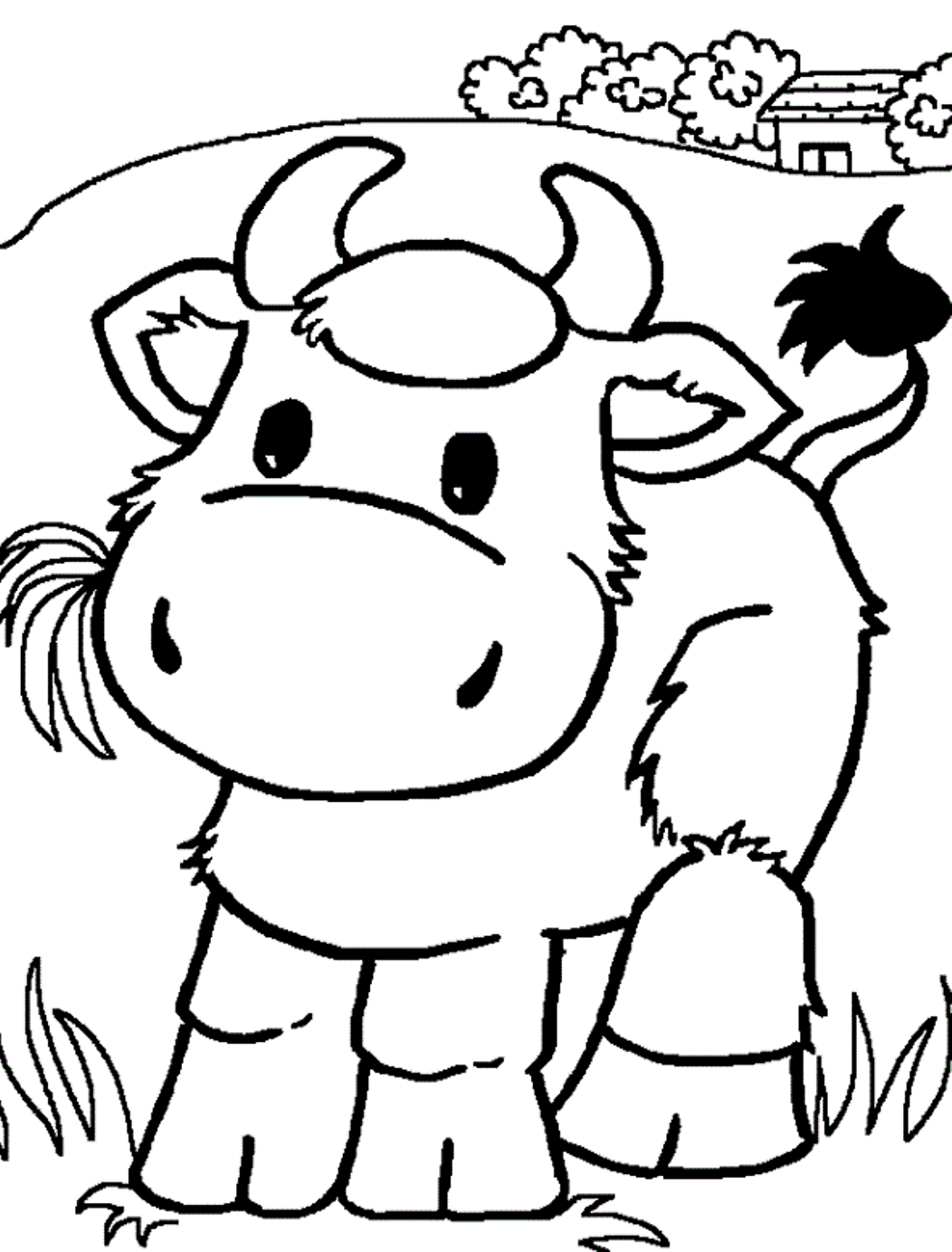 Cake Cow Coloring Pages - Coloring Pages For All Ages