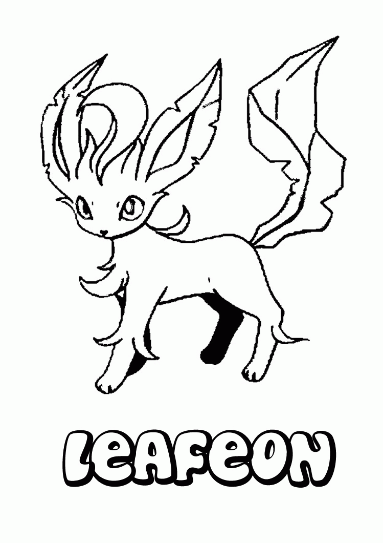 Download Eevee Evolution Coloring Page Background