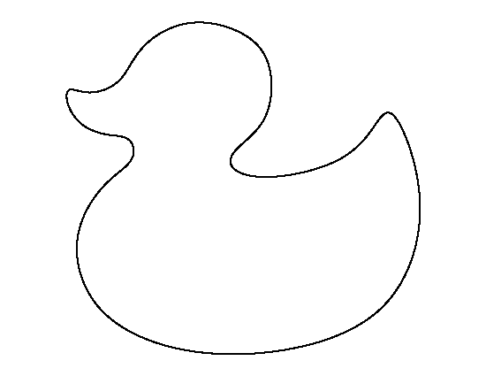 Download Duck Outlines - Coloring Home