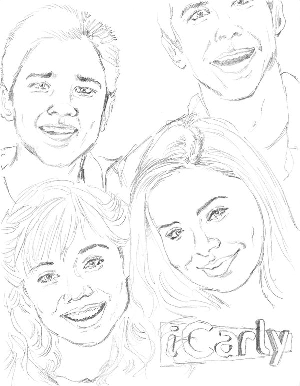 Icarly Printable Coloring Page