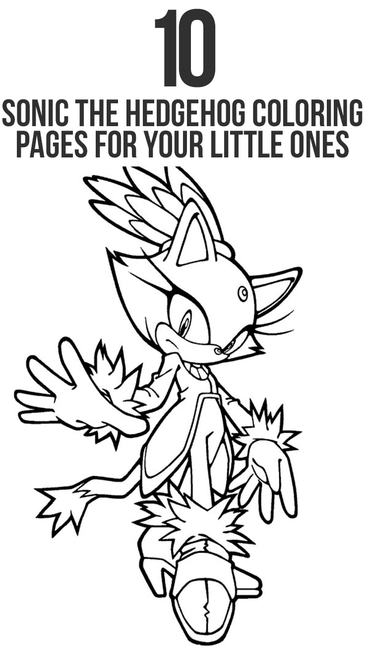 Sonic The Hedgehog Coloring Pages - Free Printable