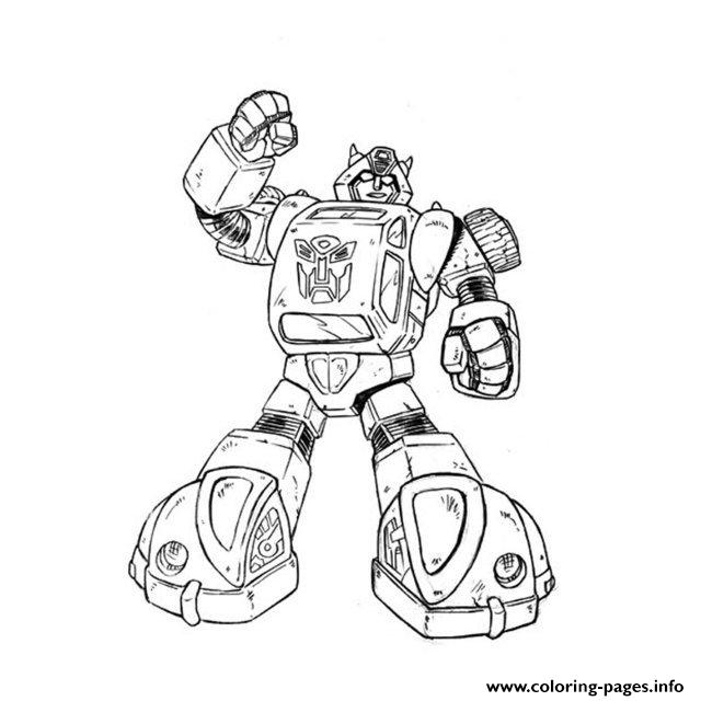 Transformers Bumblebee Coloring Pages Printable Coloring Home