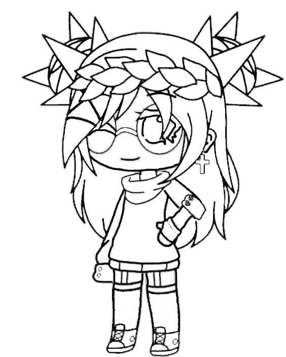 Gacha Life Coloring Pages - Coloring Home