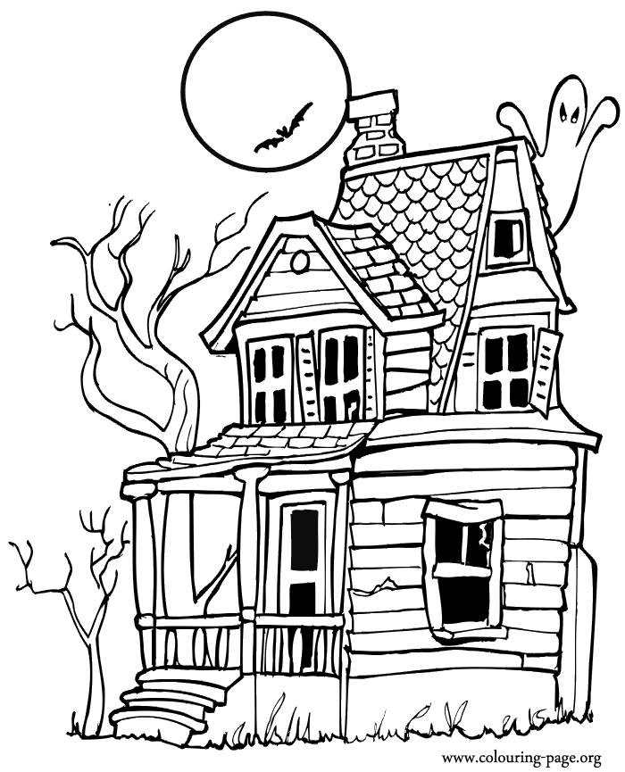 Haunted House Coloring Pages – Imwithphil