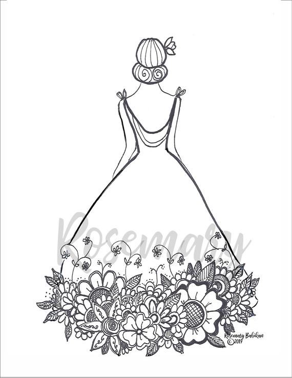 22+ awesome collection Ball Gown Dress Coloring Pages / Online Coloring